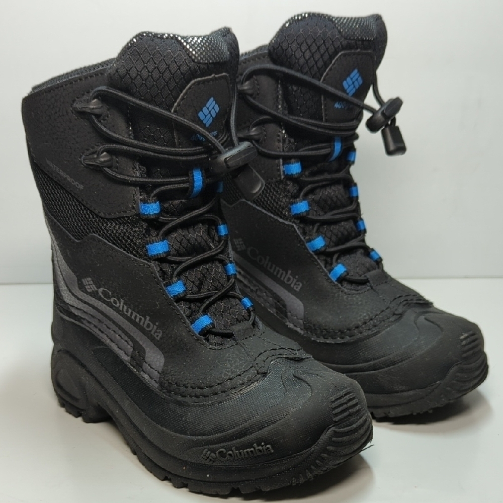 Columbia Bugaboot Plus IV Omni heat 400g rain snow boot little kids size 1 EU 32